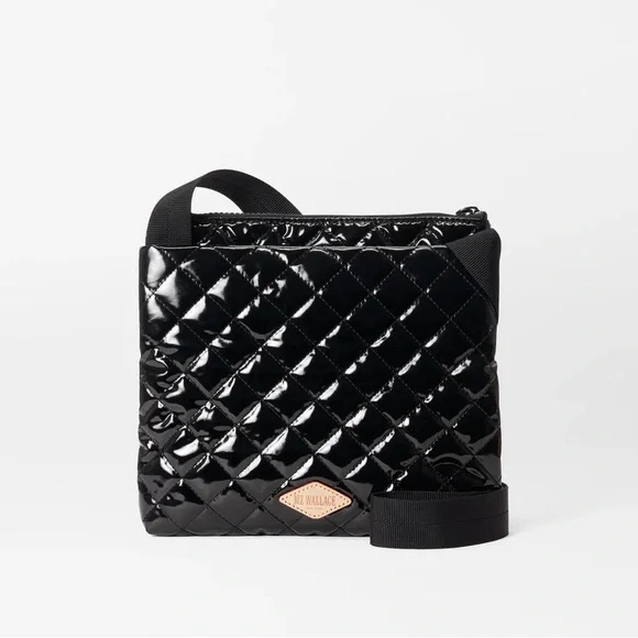 NWT MZ Wallace Black Quilted Crossbody Bag - Picture 2 of 7